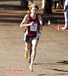 Verzbicas enroute to a second Foot Locker win.