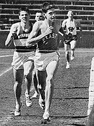 Jim Ryun soph-wins Kansas Relays Mile