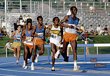 Suleiman Nyambui (UTEP) leading