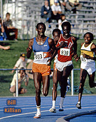 Nyambui (UTEP) leading over Peter Koech (WSU)