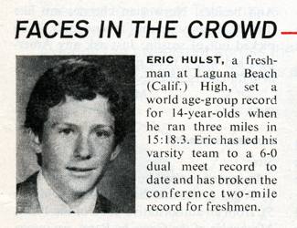 Eric in Sports Illustrated April 16, 1973