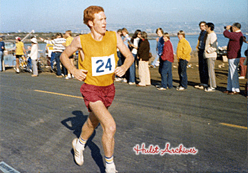 Eric Hulst runs the Mission Bay Marathon