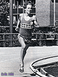 Bill McChesney races 10,000 meters